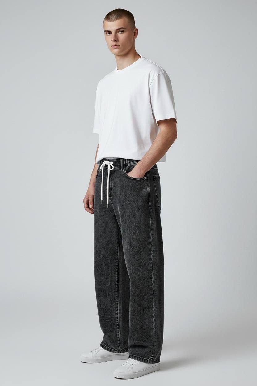 Джинси BC3886 чорний 19(р)