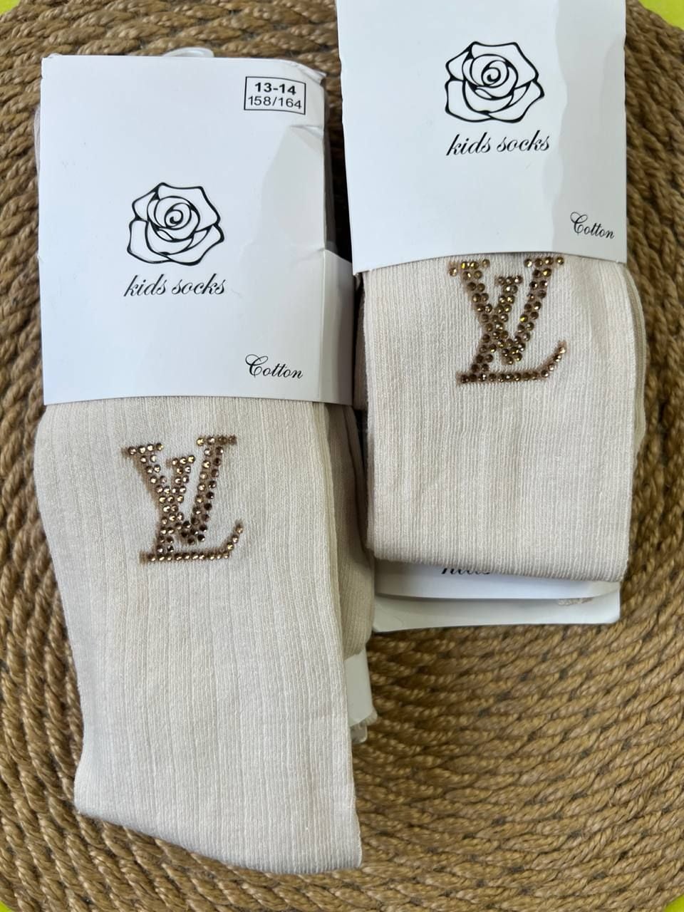 Дитячі колготи PL-497 бежевий 11/12(р)