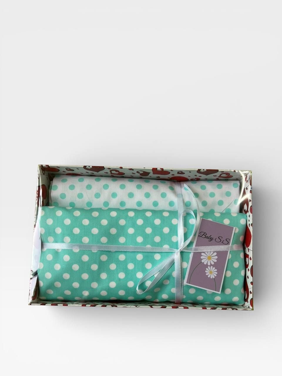 Постіль горошок блакитний 60*120(р)