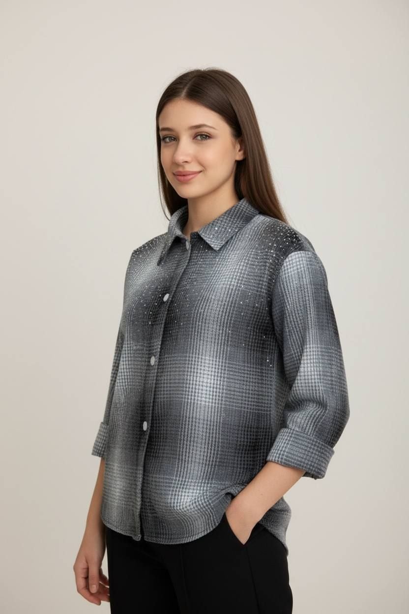 Сорочка Дівоча 1503 сірий 146(р)