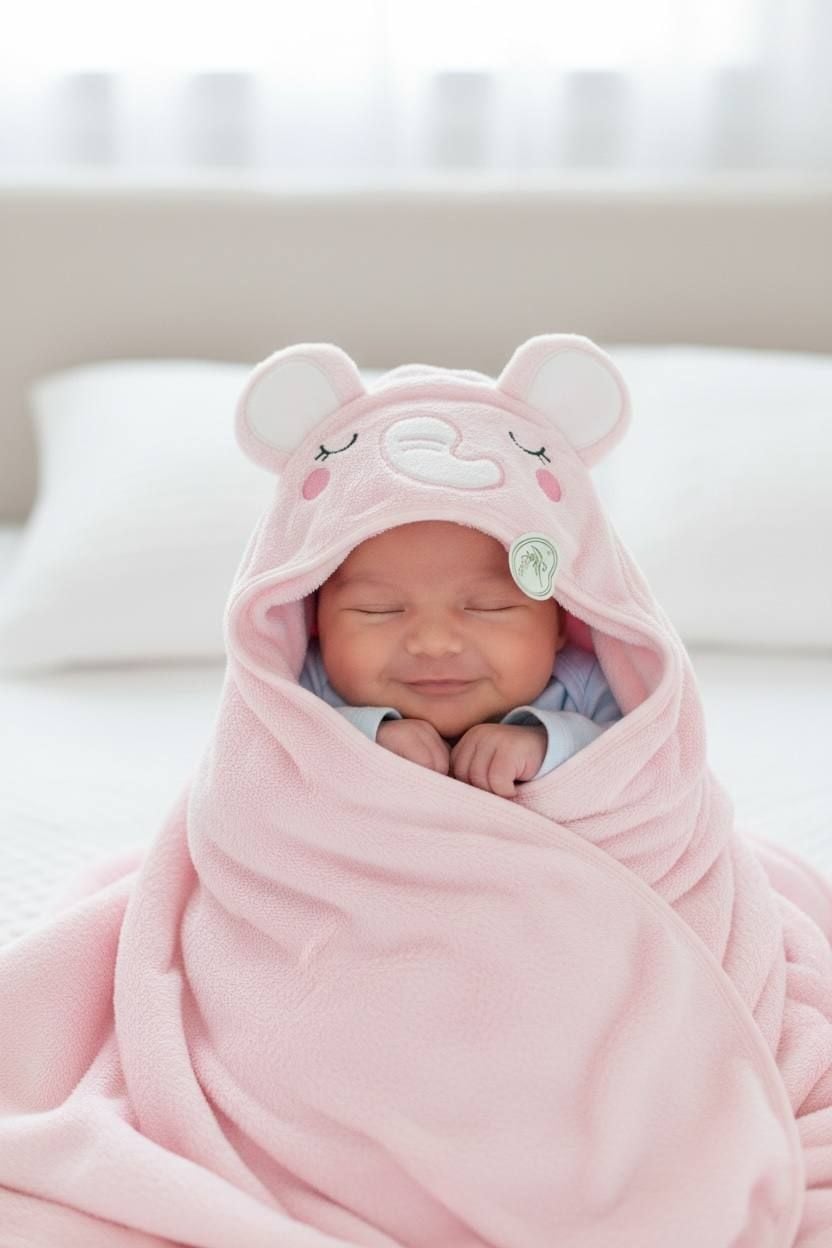 Немовля рушник 796-74 рожевий 80*80(р)