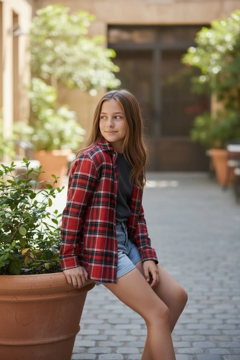 Сорочка Дівоча 0488 червоний 152(р)