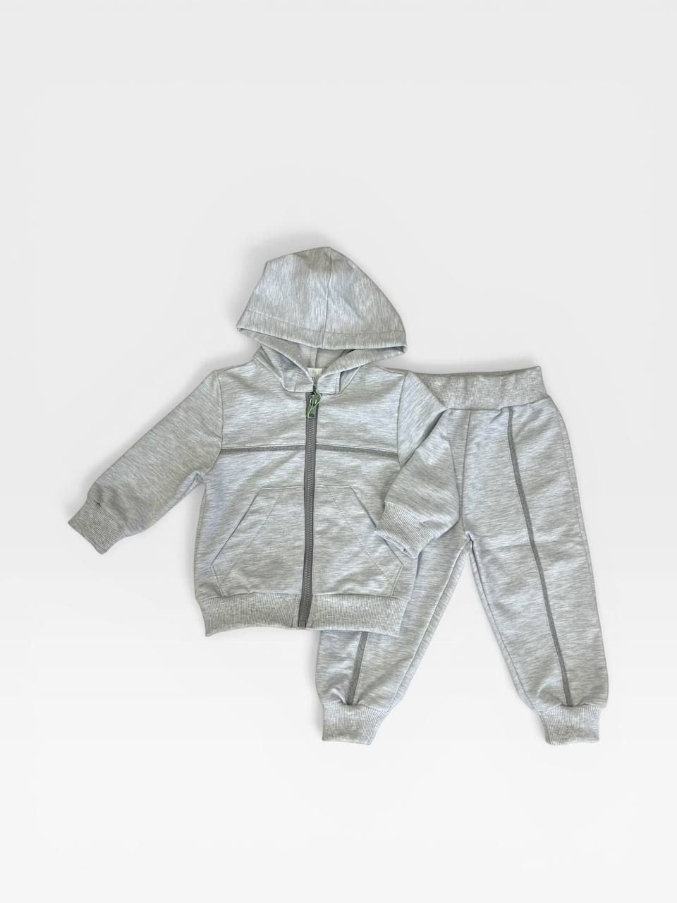 Немовля костюмчик 555519 сірий меланж 98(р)