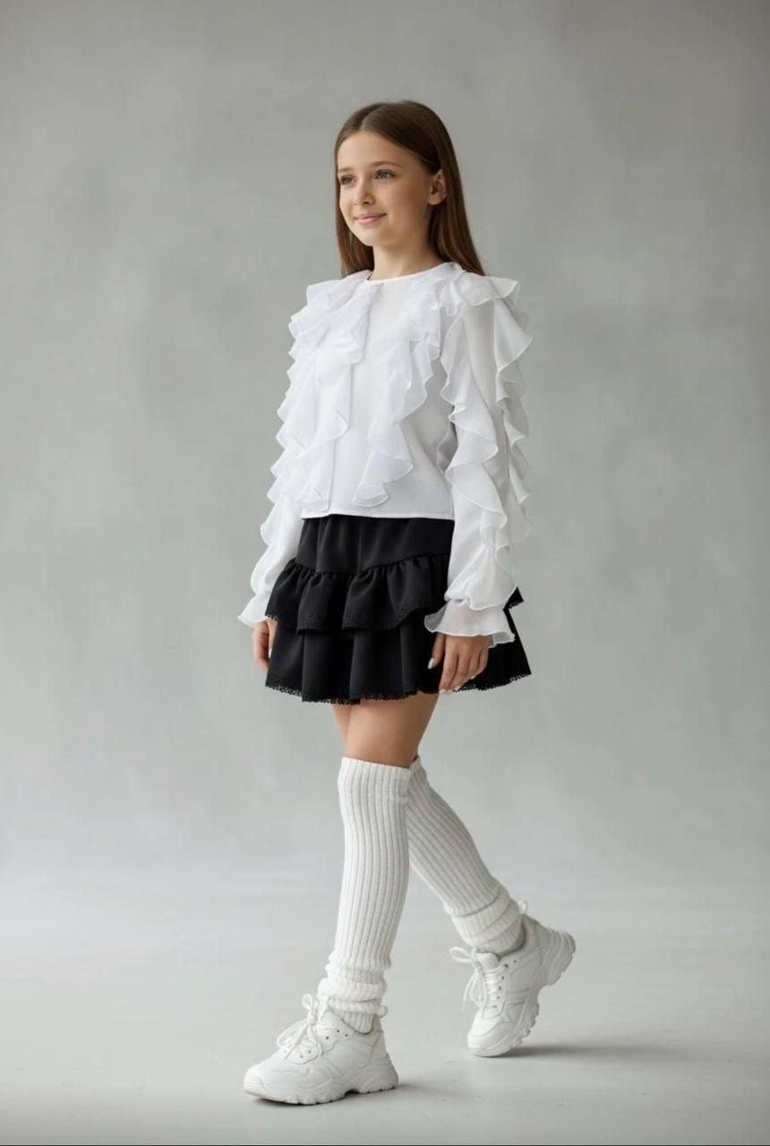 Блуза 1072 білий 164(р)