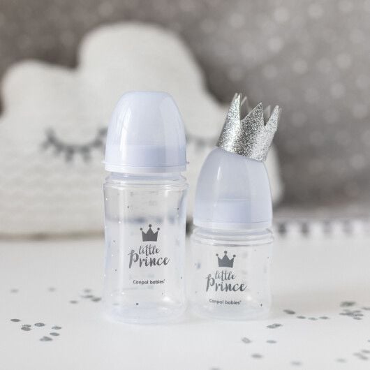 Пляшечка Canpol babies Пляшка антиколікова з широким отвором 120 мл PP Easystart Royal baby блакитний 120(р)