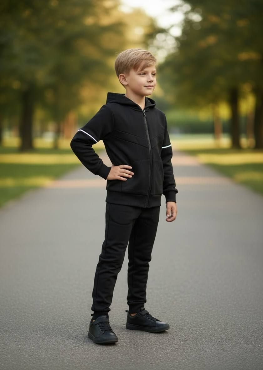 Костюм спортивний 555531 чорний 122(р)